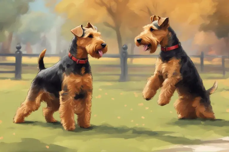 Welsh Terriers at the Park